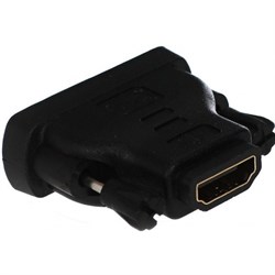 Переходник Aopen/Qust HDMI 19F <--> DVI-D 25M <ACA312> - фото 51292151