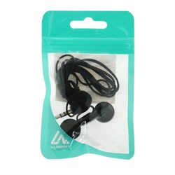 Наушники Luazon VBT 1.0, проводные, вкладыши, кабель 97 см, Jack 3.5 мм, чёрные - фото 51363243