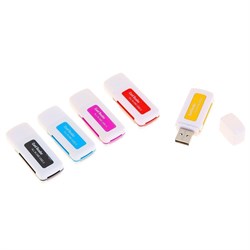 Картридер Luazon V-921, универсальный, SD/SDHC/SDXC/microSD(TF)/MS/MS Duo/M2, МИКС - фото 51363295