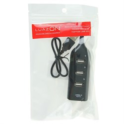 USB-разветвитель (HUB) Luazon HGH-63009, на 4 порта, МИКС - фото 51363303