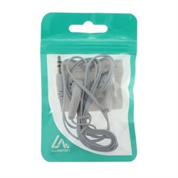 Наушники Luazon VBT 1.0, проводные, вкладыши, Jack 3.5 мм, кабель 93 см, белые - фото 51363349