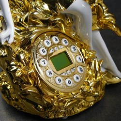 Ретро-телефон «Девушка и лилия», громкая связь, - фото 51363383