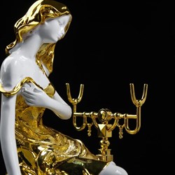 Ретро-телефон «Девушка и лилия», громкая связь, - фото 51363384