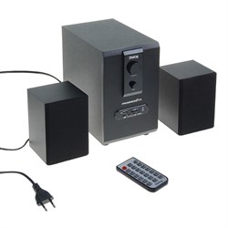 Компьютерные колонки 2.1 Dialog AP-150, 2 х 5Вт + 10Вт, MP3, пульт ДУ, 220В, черные - фото 51363507