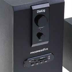 Компьютерные колонки 2.1 Dialog AP-150, 2 х 5Вт + 10Вт, MP3, пульт ДУ, 220В, черные - фото 51363508