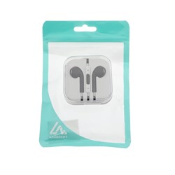 Наушники Luazon VBT 1.2, проводные, вкладыши, микрофон, кабель 1 м, чёрные - фото 51363809