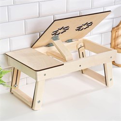 Столик для ноутбука складной «Цветок», 50×30×21 см - фото 51364259