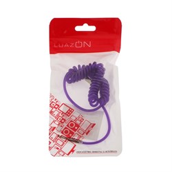 Кабель аудио LuazON, AUX, Jack 3.5 (m)-Jack 3.5 (m), штекер на пружине, 1 м, МИКС - фото 51364326