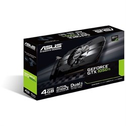 Видеокарта Asus GeForce GTX 1050TI PH, 4G, 128bit, GDDR5, 1290/7008, Ret - фото 51364373