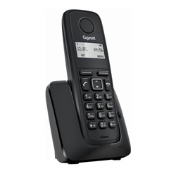 Радиотелефон Dect Gigaset A116, АОН, чёрный - фото 51364434