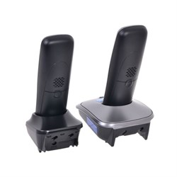 Радиотелефон Dect Panasonic KX-TG2512RU1, АОН, серый металлик - фото 51364467