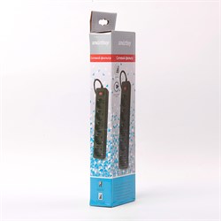 Сетевой фильтр Smartbuy One, 5 розеток, 3 м, 10 А, 2200 Вт, с заземлением, чёрный - фото 51364650