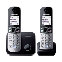 Телефон Panasonic KX-TG6812 RUB DECT, комплект из базы и 2 трубок, полифония, громкая связь   253167 - фото 51364656