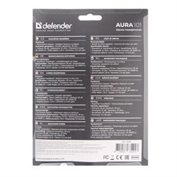 Наушники Defender Aura 101, накладные, 85 дБ, 32 Ом, 3.5 мм, 1.8 м, черный - фото 51364672