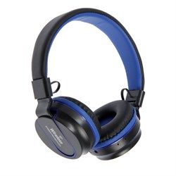 Наушники беспроводные Luazon HQ-3, складные, микрофон, microSD, черно-синие - фото 51364784