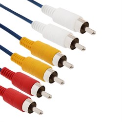 Кабель Luazon KDGN-003, 3xRCA (M) - 3xRCA (M), 3 м - фото 51364805