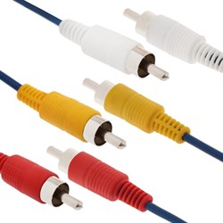 Кабель Luazon KDGN-003, 3xRCA (M) - 3xRCA (M), 3 м - фото 51364806