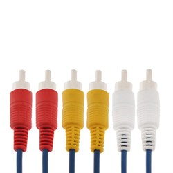 Кабель Luazon KDGN-003, 3xRCA (M) - 3xRCA (M), 3 м - фото 51364807