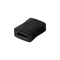 Переходник Luazon PL-004, HDMI (f) - HDMI (f), чёрный - фото 51364818