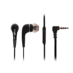 Наушники Ritmix RH-112M, вакуумные, микрофон, 104 дБ, 32 Ом, Jack 3.5 мм, кабель 1 м, чёрные - фото 51364932