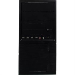 Корпус LinkWorld 727-21, без БП, mATX, черный - фото 51365188