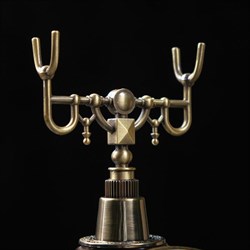 Ретро-телефон «Альсено», громкая связь, выложенный лаврами, 23×26 см - фото 51365259