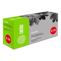 Картридж Cactus CS-E30S для Canon FC100/200/300Series/PC800Series (4000k), черный - фото 51365444