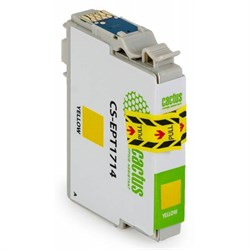 Картридж струйный Cactus CS-EPT1714 желтый для Epson XP-33/103/203/207/303/306/403/406 (10мл)   1725 - фото 51365553