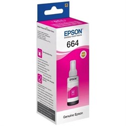 Чернила Epson C13T66434A пурпурный для Epson L100 (6500стр.) - фото 51365782