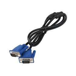 Кабель видео VGA (m) - VGA (m), 3 м, чёрный - фото 51365852