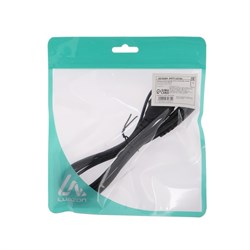 Кабель питания Luazon KDGN-004, штекер С7, 2.5 А, 1.5 м, чёрный - фото 51365938