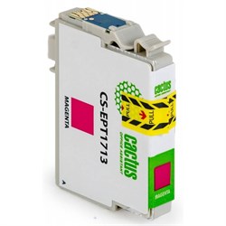 Картридж струйный Cactus CS-EPT1713 пурпурный для Epson XP-33/103/203/207/303/306/403/406 (10мл)   1 - фото 51366112