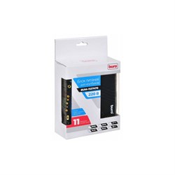 Адаптер питания Buro BUM-1127H70, ручной, 70 Вт, 12 В-24 В, 11-переходников - фото 51366485