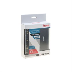 Адаптер питания Buro BUM-0221B90, автоматич., 90Вт, 12В-20В 11-переходник., 4.5A 1xUSB, 2.4A - фото 51366493