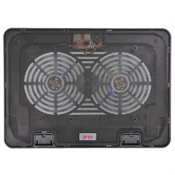 Подставка для ноутбука Buro BU-LCP156-B214H, 15.6", 2×USB, 2×140 мм вентиляторы, чёрная - фото 51366579