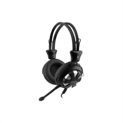 Наушники с микрофоном A4Tech HS-28 1.8м мониторы оголовье (HS-28 (BLACK)) черный - фото 51366612