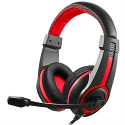 Наушники с микрофоном Oklick HS-L200, мониторные, оголовье, провод 2 м, чёрные - фото 51366616