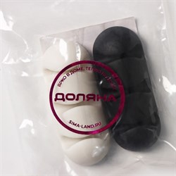 Держатели для проводов, набор 2 шт., пластик, белый/чёрный - фото 51366965