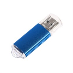 Флешка Mirex UNIT AQUA, 64 ГБ, USB 2.0, чтение до 25 Мб/с, запись до 15 Мб/с, синяя - фото 51366988