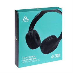 Наушники беспроводные LuazON OBT 1.3, накладные, BT 4.0, 800 мАч, белые - фото 51367067