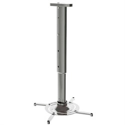 Кронштейн для проектора Cactus CS-VM-PR-05L-AL, настенный, потолочный, до 10 кг, поворот-наклон, серебристый - фото 51367284