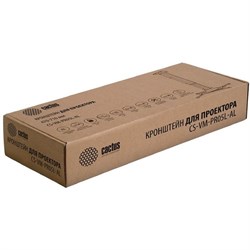 Кронштейн для проектора Cactus CS-VM-PR-05L-AL, настенный, потолочный, до 10 кг, поворот-наклон, серебристый - фото 51367285