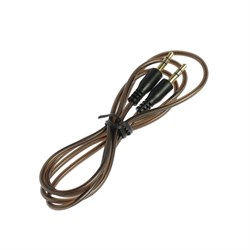 Кабель аудио AUX Luazon, Jack 3.5 мм(m)-Jack 3.5 мм(m), прозрачная оплетка, 86 см, чёрный - фото 51367383