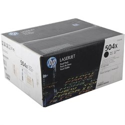 Картридж HP 504X CE250XD для CLJ CP3525/CM3530 (21000k), 2 шт., чёрный - фото 51367512