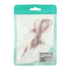 Наушники Luazon LN-3, проводные, вакуумные, Jack 3.5 мм, кабель 1 м, красные - фото 51367814