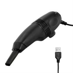 Пылесос для компьютера и периферии Luazon MR-01, USB, с насадками, чёрный - фото 51367859