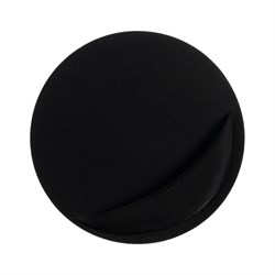 Коврик для мыши LuazON, подушка под руку, круглый, чёрный - фото 51367980