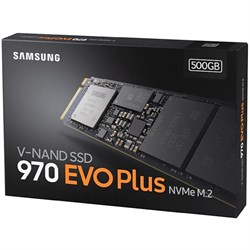 Накопитель SSD Samsung 970 EVO Plus M.2 2280 MZ-V7S500BW, 500Гб, PCI-E x4 - фото 51368104