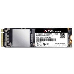 Накопитель SSD A-Data XPG SX6000 Pro M.2 2280 ASX6000PNP-512GT-C, 512Гб, PCI-E x4 - фото 51368269