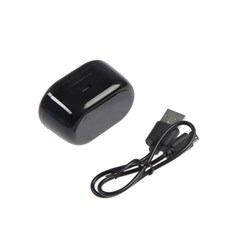 Наушники беспроводные LuazON VBT 1.21, вакуумные, Bluetooth 5.0, 300 мАч бокс, черные - фото 51368286